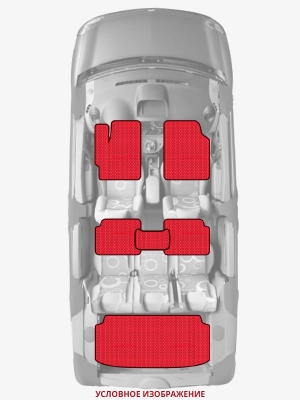 ЭВА коврики «Queen Lux» комплект для Chevrolet Bel Air (5G)