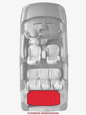 ЭВА коврики «Queen Lux» багажник для Cadillac CTS-V (2G)
